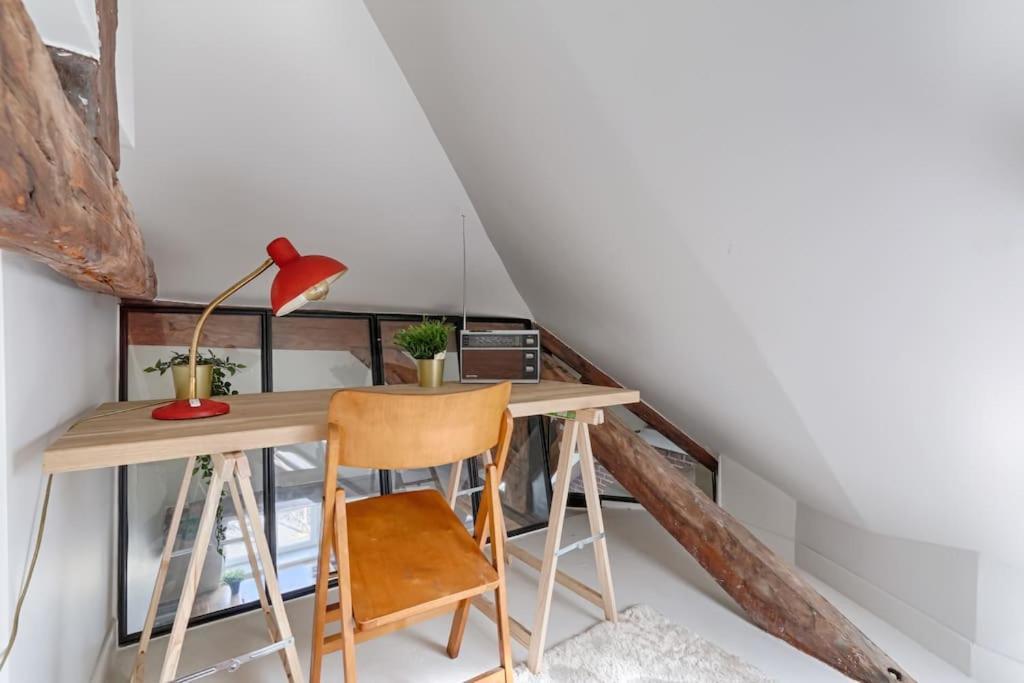 Mykeypers - Fantastic Designed Parisan Loft 2Br/6P- Le Marais Apartment Luaran gambar