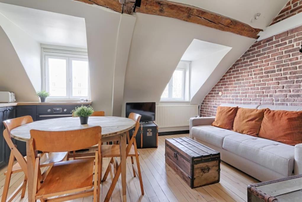 Mykeypers - Fantastic Designed Parisan Loft 2Br/6P- Le Marais Apartment Luaran gambar